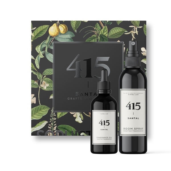 415 SANTAL DUO - Sandalwood and Musk - Fragrance Oil + Room Spray - Nimbu Lab - The Art Of Crafted Fragrances